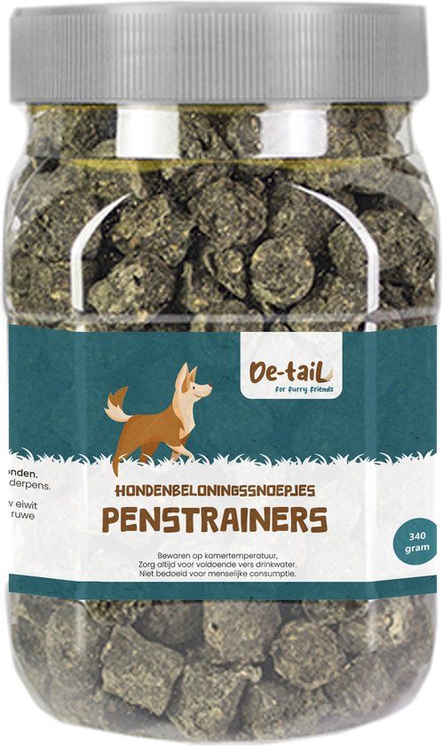 De-Tail Hondenbeloningssnoepjes pens trainers 340 gram
