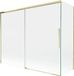 Mexen Rox paroi de douche pliant 2 pièces 190 + 80 x 150 cm, transparent, or
