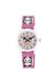 Q&Q V23A-006VY - Kinderhorloge - Unisex - Roze/Wit/Zwart - Plastic band - Rond - Kunststof - Analoog - 10 ATM