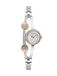 Guess Chloe Kwarts Analoog Horloge Zilverkleurig En Roségoudkleurig Kast Gemaakt Van 100% Roestvrij Staal En Een Armband Van 100% Roestvrij Staal 20.5 GW0756L1, GW0756L2, GW0756L3