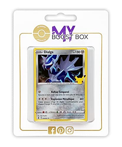 my-booster Dialga 20/25 Holo - Myboost X Epée et Bouclier - Célébrations - 25 ans - Doos met 10 Franse Pokemon kaarten