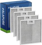 Alapure 4x Filtre métallique pour Beko GRI0009219A 304x267x9mm