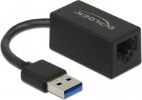 Delock USB Type-A Adapter to Gigabit LAN compact black