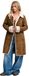 Superdry Faux Shearling Longline Jas Bruin XL Vrouw
