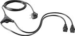 Sygonix SY-5178378 Apparaat (koud) Y-kabel Zwart 2 m