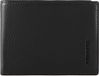 PIQUADRO Leren Portemonnee Modus Special Men´s Wallet With Coin Pocket RFID Nero Zwart