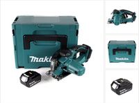 Makita DCS 552 G1J 18 V accu metalen handcirkelzaag 136 mm in Makpac + 1x 6,0 Ah accu + zaagblad en veiligheidsbril