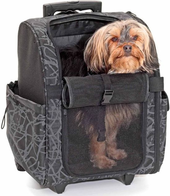 KARLIE-FLAMINGO Karlie Reistas Trolly Nylon - Zwart - 32 x 29 x 52 cm