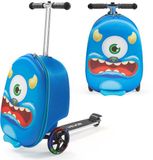 VEVOR Scooterkoffer Max. 50kg Reiskoffer Kinderen 20L Inhoud Blauw