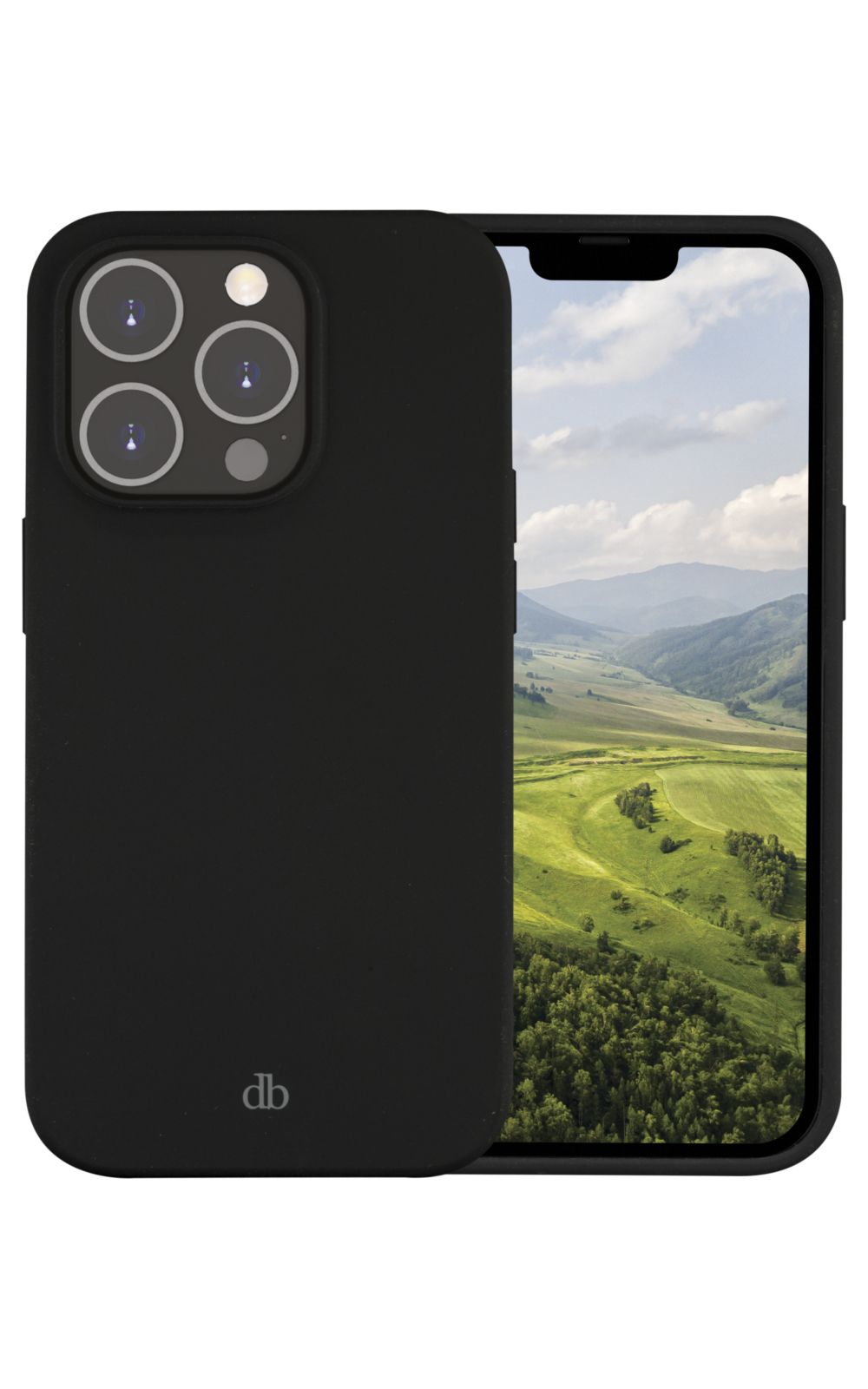 dbramante1928 Greenland Case for iPhone 14 Pro - Black - Recycled Plastic - Cover Case
