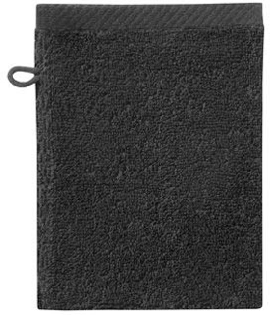 Seahorse Washand Pure - Set 3 Stuks - Black
