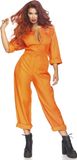 Leg Avenue Oranje Gevangenis Jumpsuit Dames - Polyester - EAN: 0714718545554