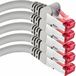 1aTTack.de Cat6 Ethernet LAN-kabel RJ45 - Grijs - 5 stuks
