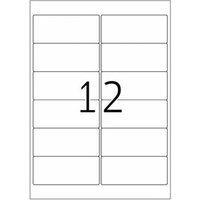 HERMA Special - Papier - mat - verplaatsbare zelf-klevende laag - wit - 99.1 x 42.3 mm 300 etiket(ten) (25 vel(len) x 12 adresetiketten