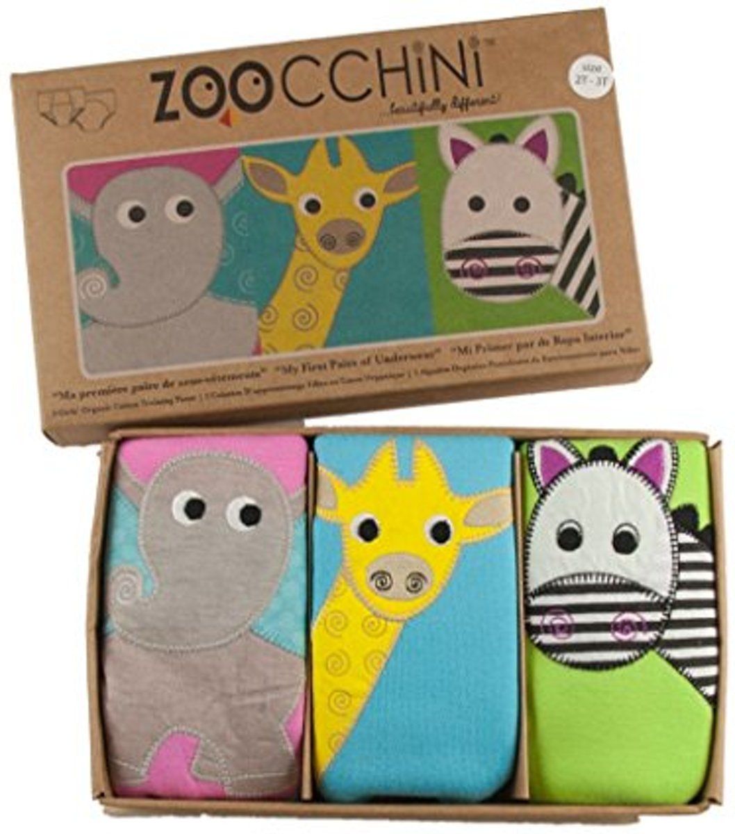 Zoocchini trainingsbroekjes girl Safari 3 st. 2-3Y - Roze