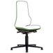 Bimos Frame van de werkplaatsstoel ESD Neon, op glijders