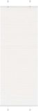 vidaXL Plissé rolgordijn 70x200 cm stofbreedte 69,4 cm polyester wit