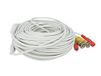 30 meter lange kabel voor audio-videocamera's, AHD, 1080P, RCA, BNC en stroomvoorziening