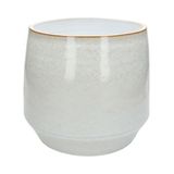 Pot de fleur, grès, blanc, Ø 26 cm