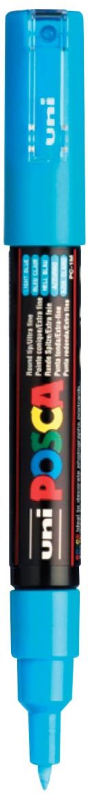 Posca uni-ball Paint Marker op waterbasis PC-1MC lichtblauw