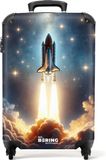 NoBoringSuitcases.com® - Kinderkoffer jongen ruimte raket