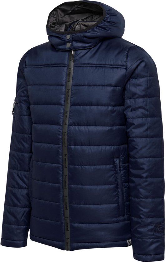 Hummel Hmlnorth Quilted Hood Jacket Kids - Marine - 152