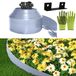 Bordure de gazon clôture de jardin en plastique 10 cm x 10 m