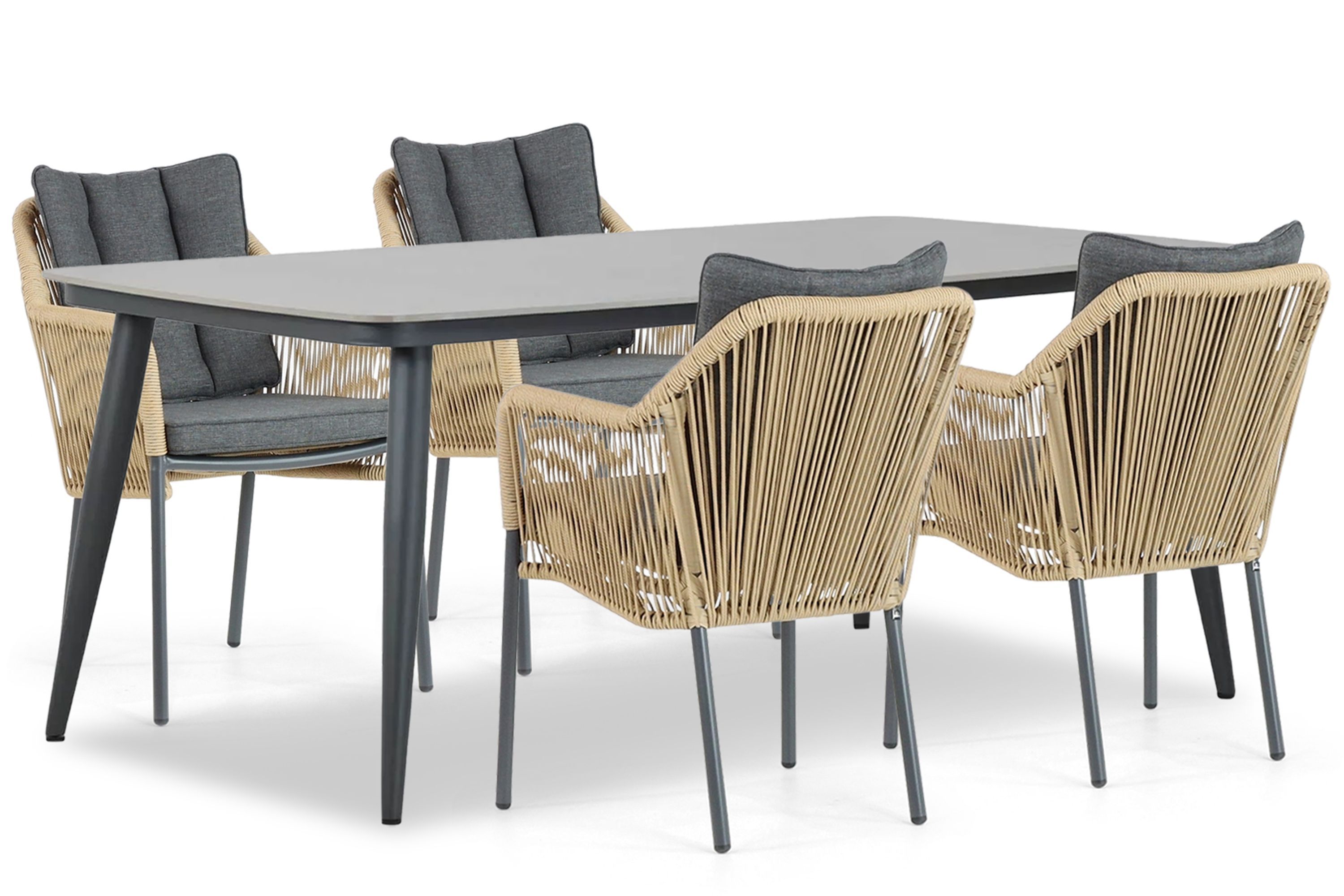 De Laan Projects Lifestyle Lifestyle Marbella/Vienna 180 cm dining tuinset 5-delig