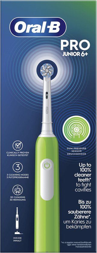 Oral-B Pro Junior Elektrische tandenborstel - Groen