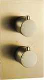FortiFura Calvi Thermostatische Inbouwkraan - Messing geborsteld (goud)