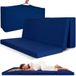 Beautissu Campix - opvouwbare matras 100x200 cm - donkerblauw