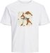 Jack & Jones Sequoia T-shirt Homme 4XL Coton Blanc