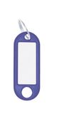 WEDO Sleutelhanger met ring en verwisselbaar, beschrijfbaar etiket, 100 stuks