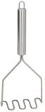 Gerimport Aardappelstamper/pureestamper - Zilver RVS - Keukengerei - 23 cm
