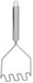 Gerimport Aardappelstamper/pureestamper - Zilver RVS - Keukengerei - 23 cm