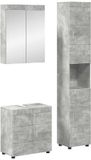 vidaXL Badkamermeubel Set TULUM Beton Grijs 60 x 34 x 63 cm
