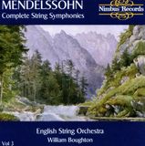 Outhere Nimbus Records Mendelssohn: Complete String Symphonies Vol. 3 (CD)