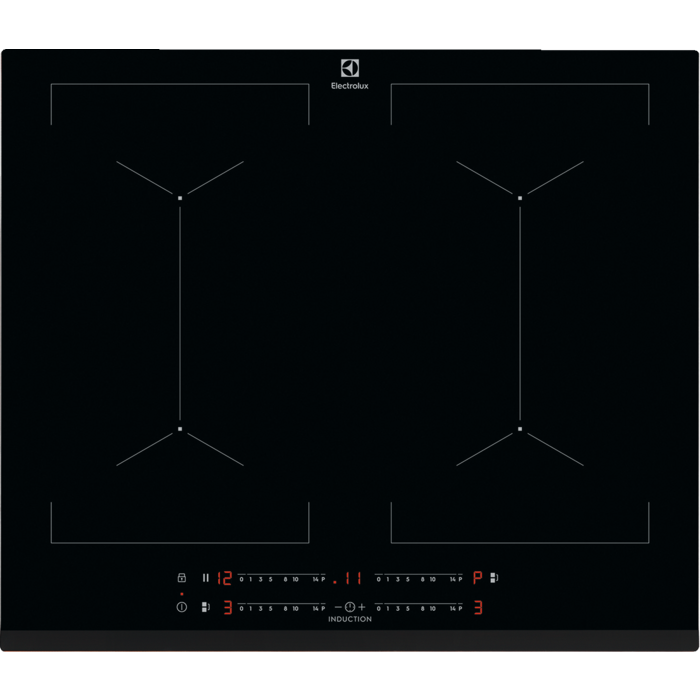 Electrolux EIV644 - 60cm Induction Cooktop - Black