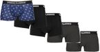 Urban Classics 5-Pack Anchor Boxershorts Heren XL Zwart/Grijs