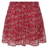 Harper Lurex Jupe Courte Rouge XS Femme
