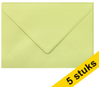 Clairefontaine Clairefontaine gekleurde enveloppen bladgroen C5 120 grams (5 stuks)