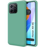 Vloeibare Huawei Honor X8 5G Vloeibare siliconen beschermhoes, groen