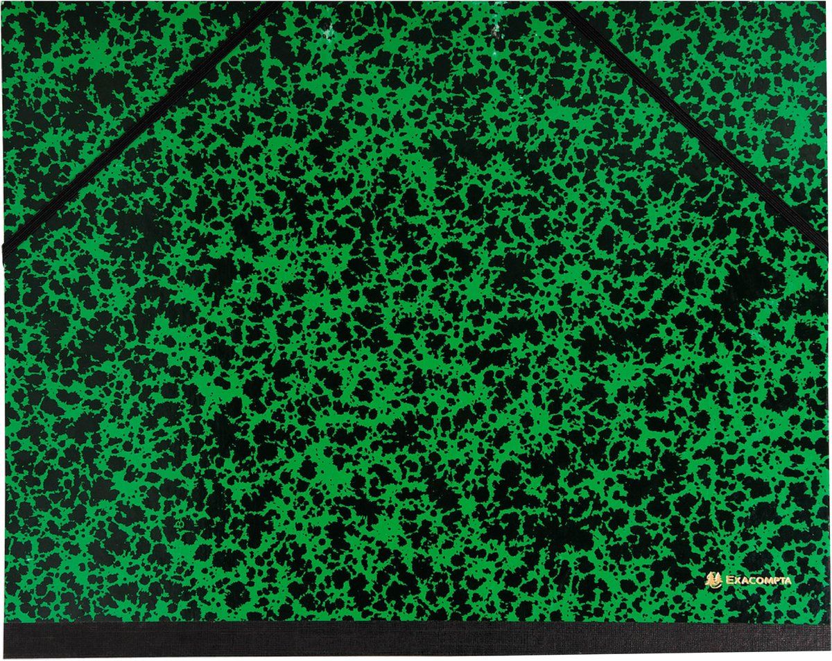 Acropaq Tekenmap A3 - 32 x 45 cm - met Elastieken - Groen