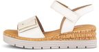 Gabor Dames Sandalette Genua Beige Sleehak Leer Maat 36 Lente/Zomer 2026