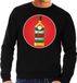 Bellatio Decorations Shoppartners Bv Foute kersttrui / sweater Merry Chrismas Whiskey zwart voor heren - Kersttrui voor whisky liefhebber L