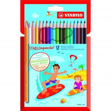 Stabilo Aquacolor - 18 stuks - Multi