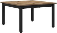 vidaXL Salontafel, Artisanaal eiken, 60 x 60 x 36 cm, Bewerkt hout