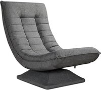 Casaria Fauteuil - Verstelbaar - Grijs - Design - Draaibaar