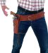 Smiffys Faux Leather Single Holster With Belt Kostuum Accessoire - Bruin