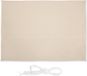 Merkloos Relaxdays schaduwdoek rechthoek, 3,5 x 4,5 m, waterafstotend, uv-bestendig, met touwen, terras & balkon, beige